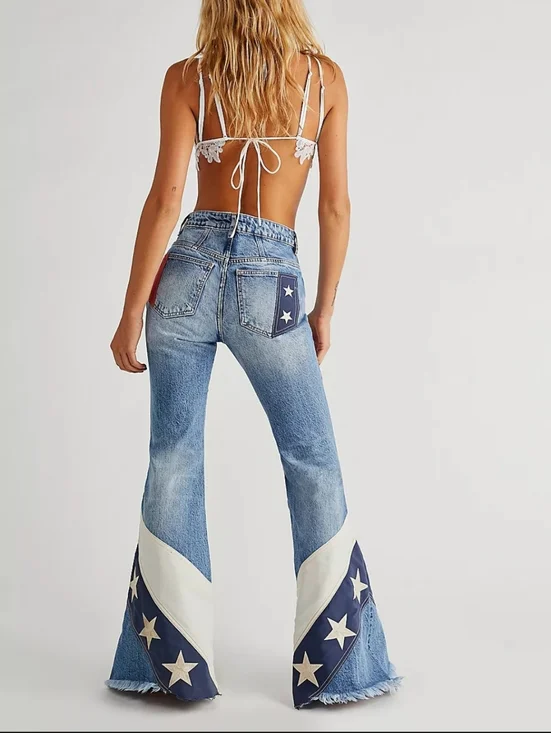 NWT Free People Betsy Flare Jeans - Picture 2 of 9